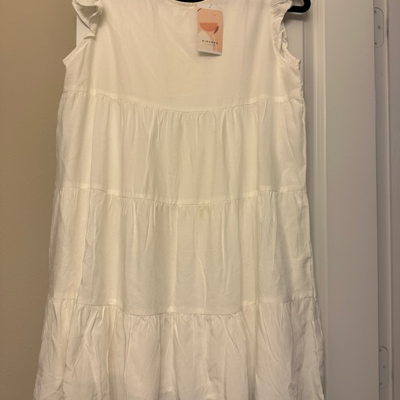 LONG WHITE DRESS - Picture 5 of 7